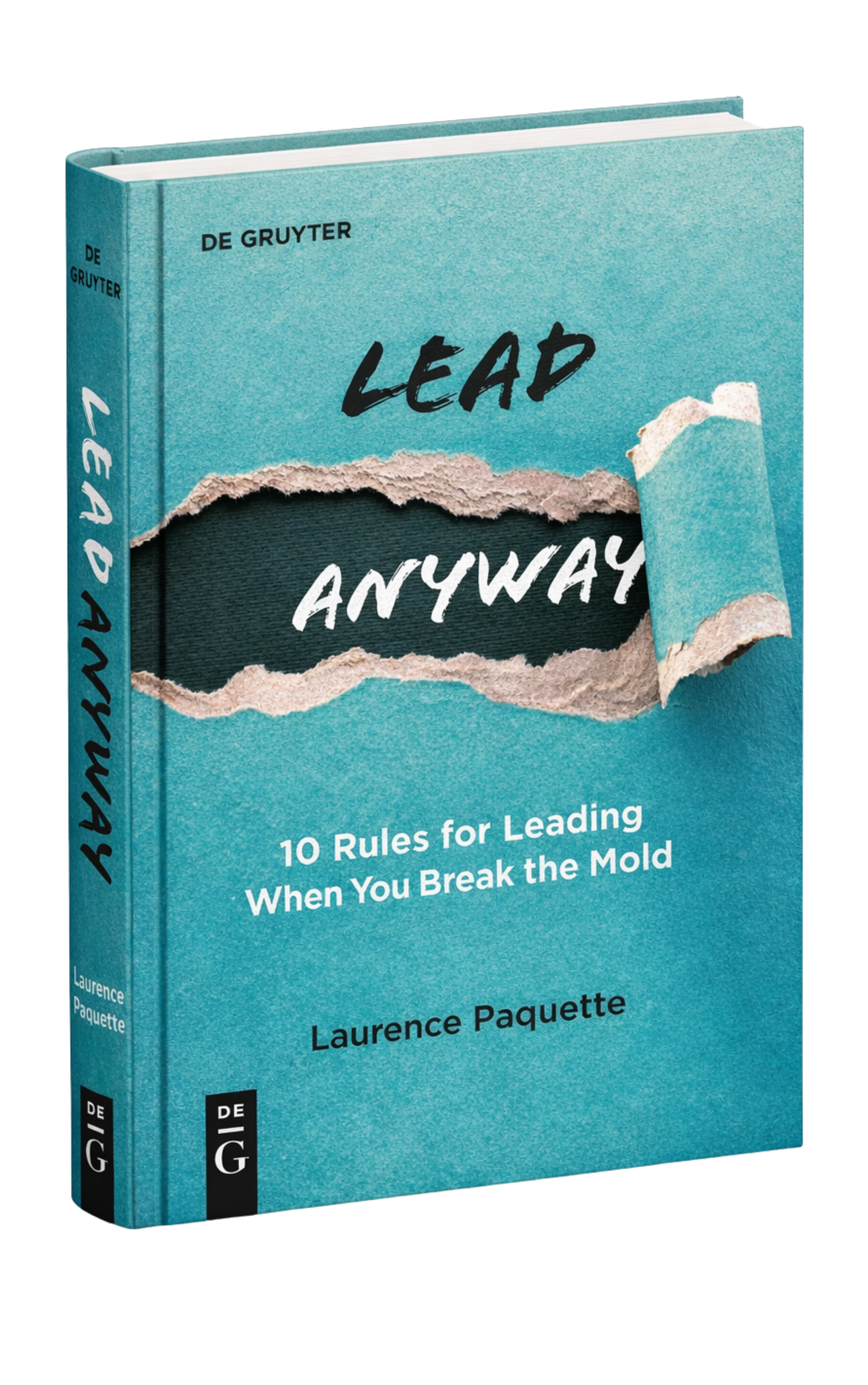 Lead Anyway book cover by Laurence Paquette
